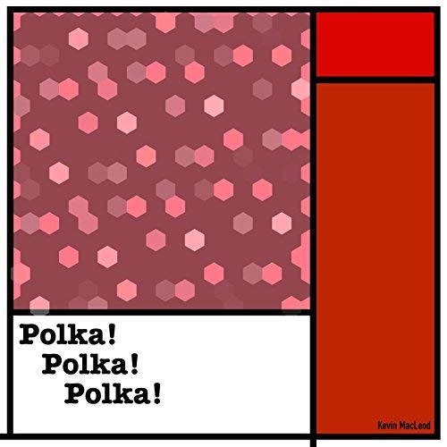 Capa do álbum POLKA! POLKA! POLKA! do Kevin MacLeod